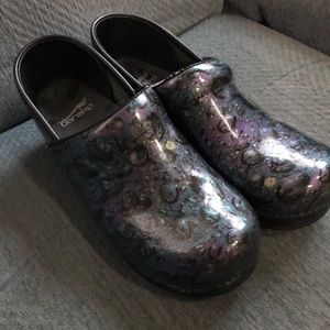 Dansko clogs shiny fun